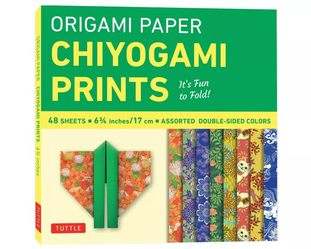 Origami Paper 48 Sheet Chiyogami Prints 6 3/4" (17 cm)