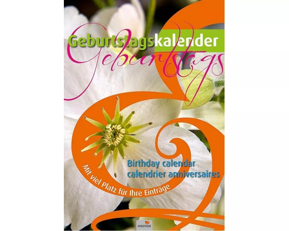 Blumen Geburtstags-Kalender