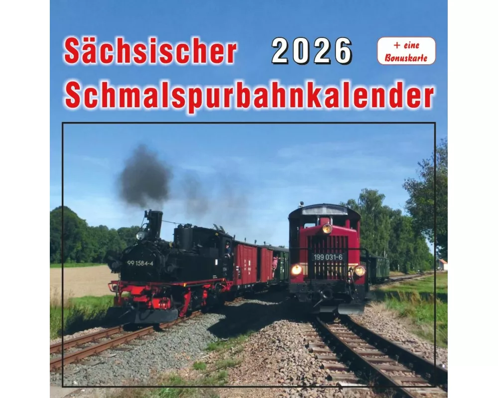 Sächsischer Schmalspurbahnkalender 2026