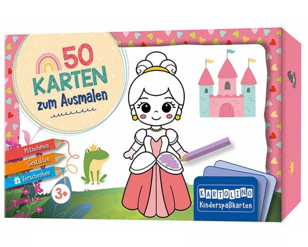 50 Karten zum Ausmalen - Zauberwelt