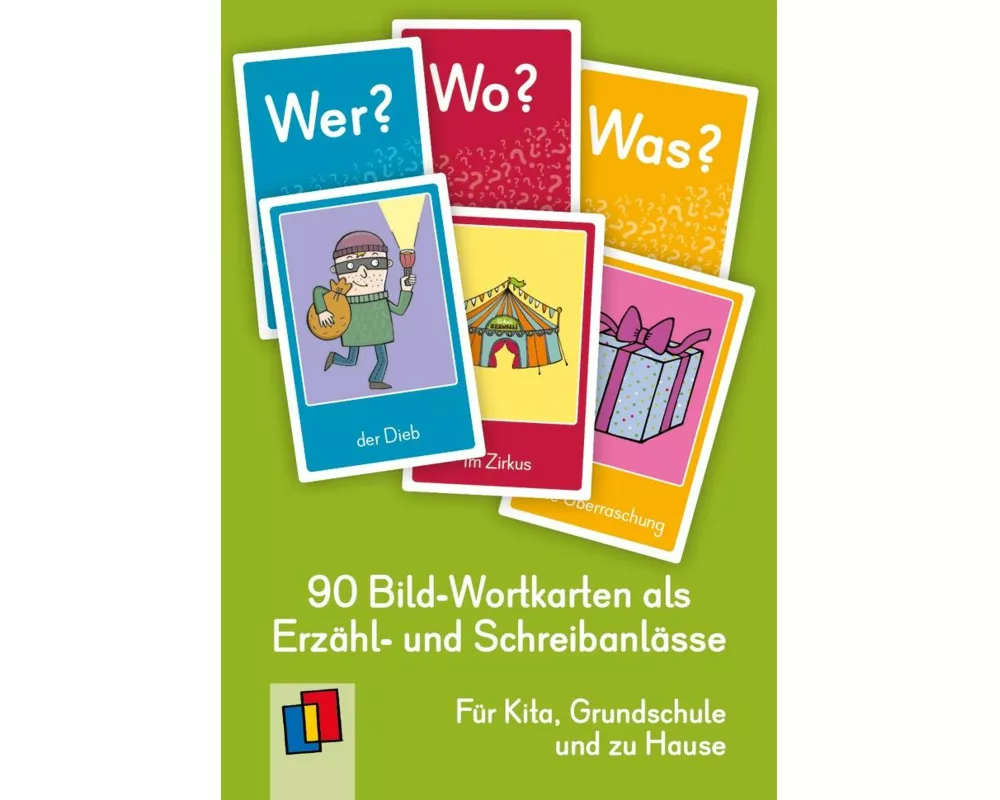 Wer? Wo? Was? 90 Bild-Wortkarten als Erzähl- und Schreibanlässe