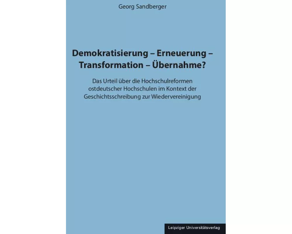 Demokratisierung - Erneuerung - Transformation - Übernahme?