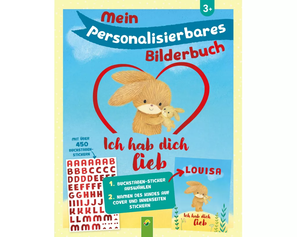 Mein personalisierbares Bilderbuch - Ich hab dich lieb