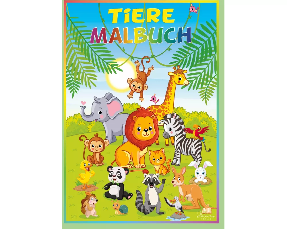 Tiere Malbuch
