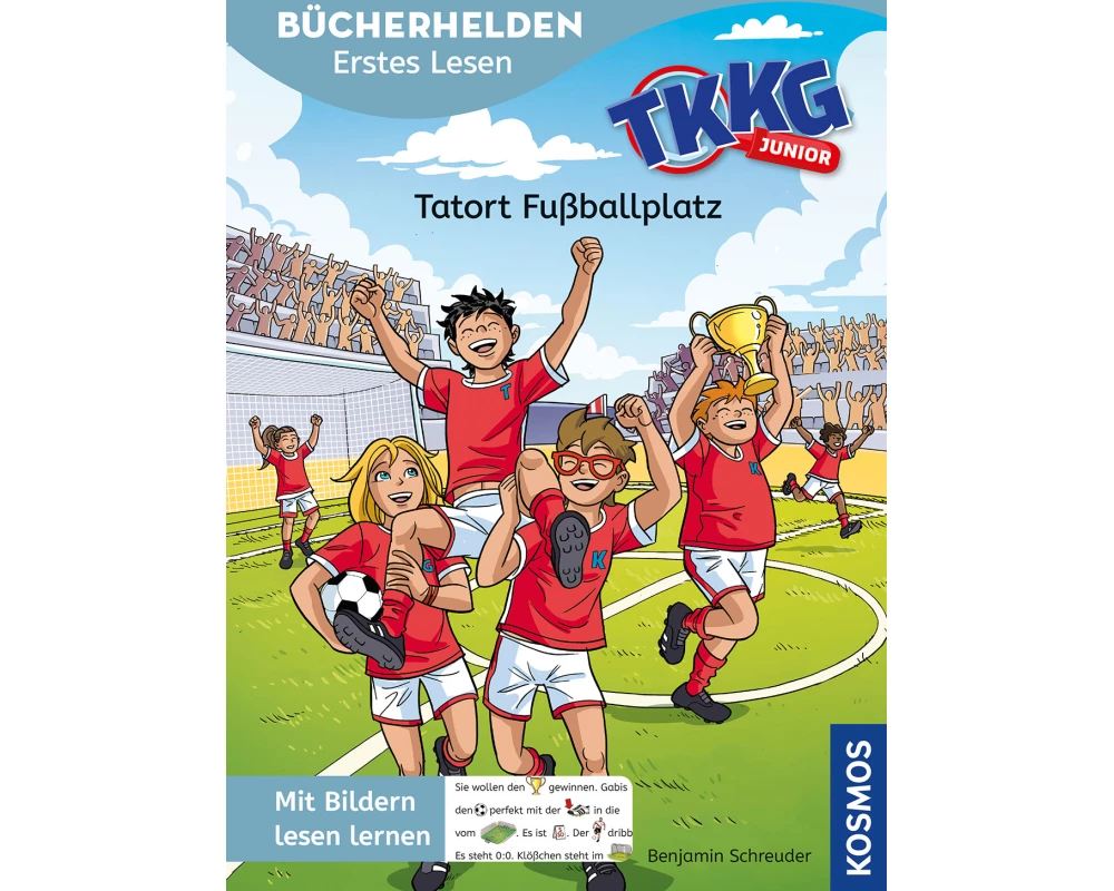 TKKG Junior, Bücherhelden Erstes Lesen, Tatort Fußballplatz