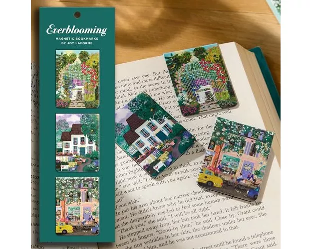 Joy Laforme Everblooming Magnetic Bookmark Set