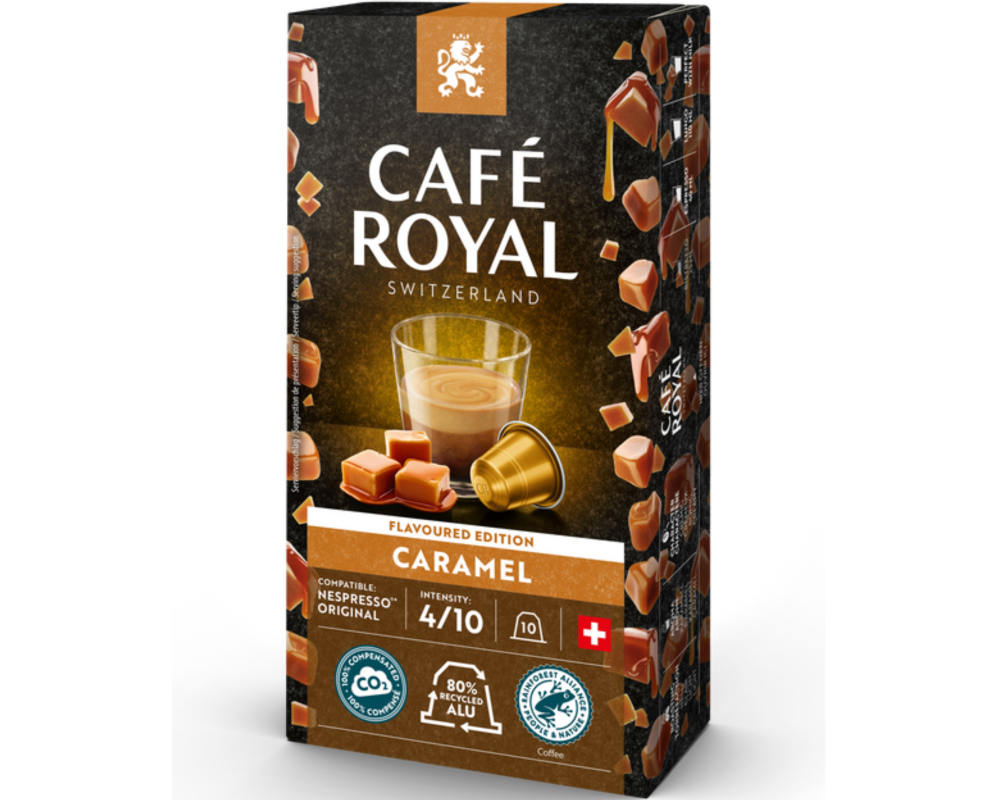 CAFE ROYAL Kaffeekapseln Alu 2001783 Caramel 10 Stück