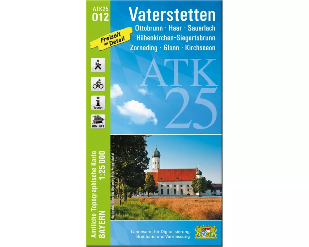 ATK25-O12 Vaterstetten (Amtliche Topographische Karte 1:25000)