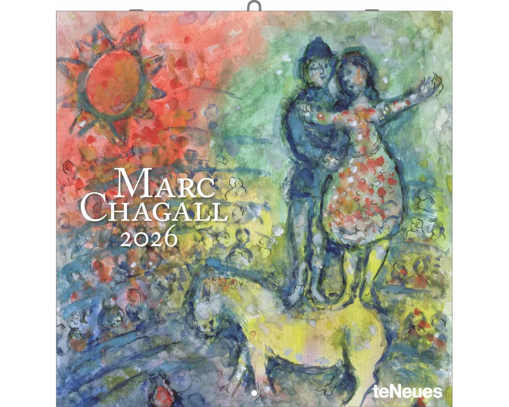 teNeues - Marc Chagall 2026 – Kunst-Wandkalender 30x30 cm (30x60 cm geöffnet) | Broschürenkalender mit poetischen Meisterwerken für Chagall-Fans & Kun