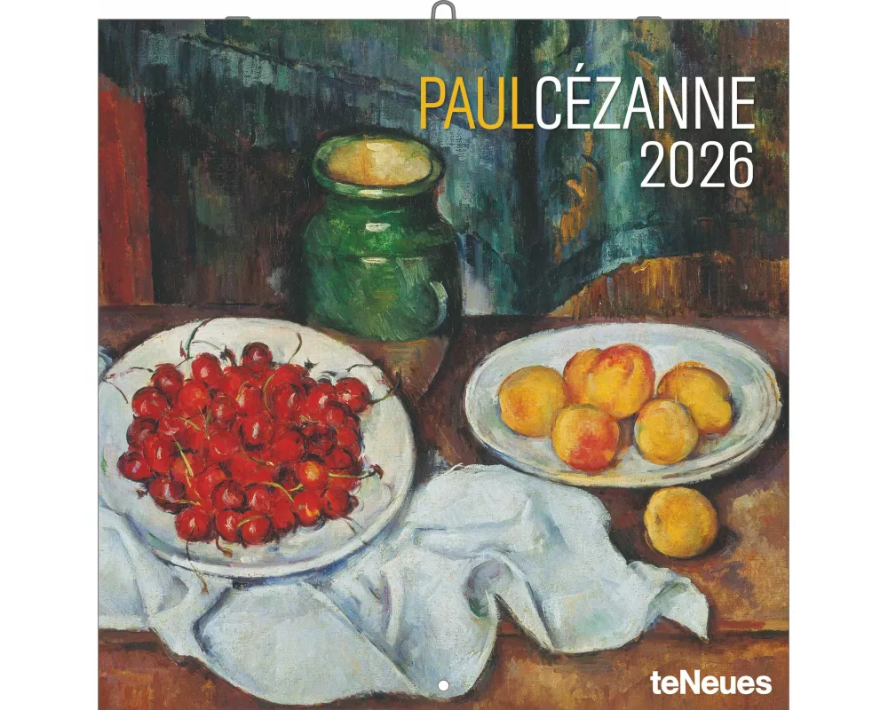 teNeues - Paul Cézanne 2026 – Kunst-Wandkalender 30x30 cm (30x60 cm geöffnet) | Broschürenkalender mit Meisterwerken für Cézanne-Fans & Kunstliebhaber