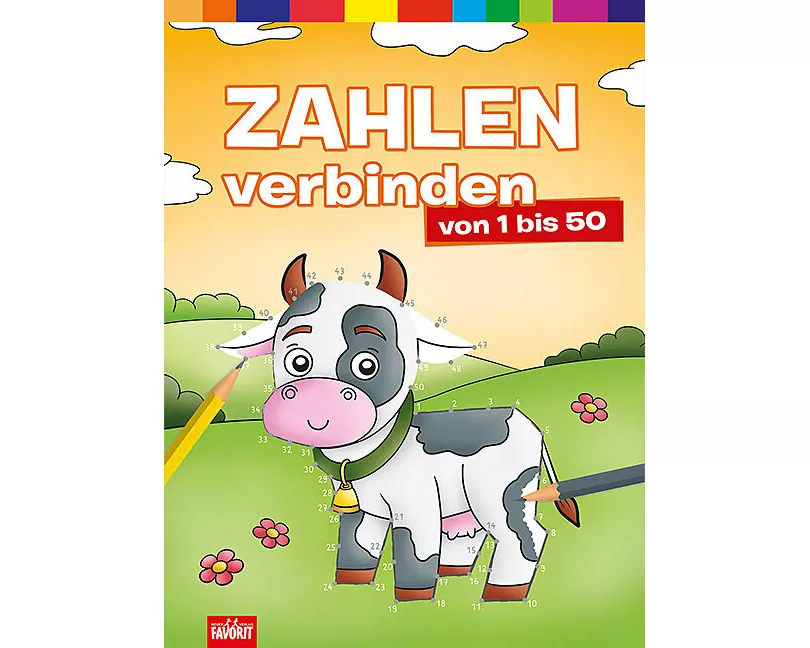 Zahlen verbinden von 1 bis 50