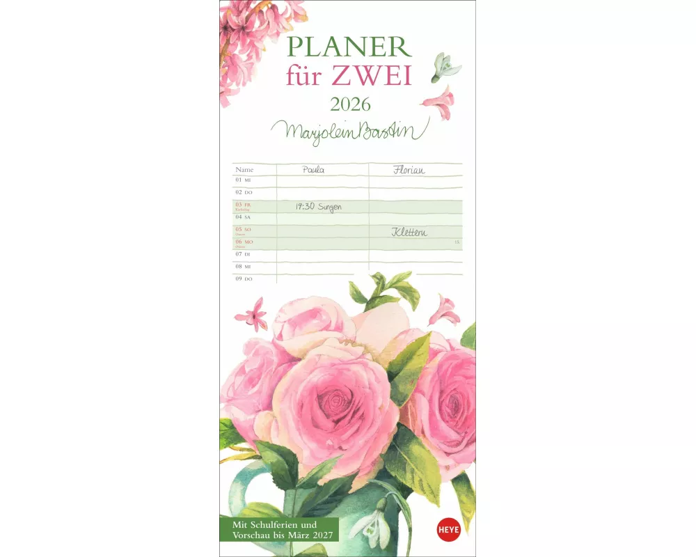 Marjolein Bastin: Planer für zwei 2026