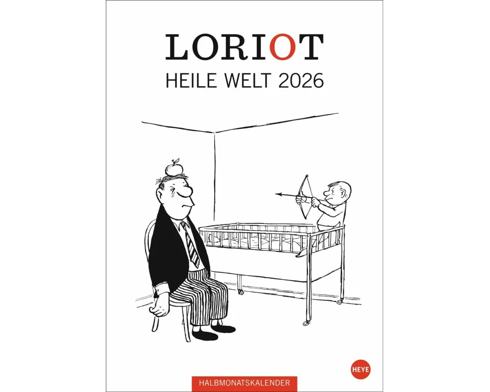 Loriot Heile Welt Halbmonatskalender 2026