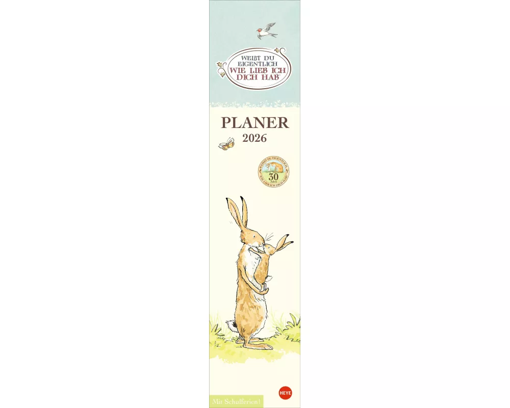 Weißt Du eigentlich, wie lieb ich Dich hab? Langplaner 2026
