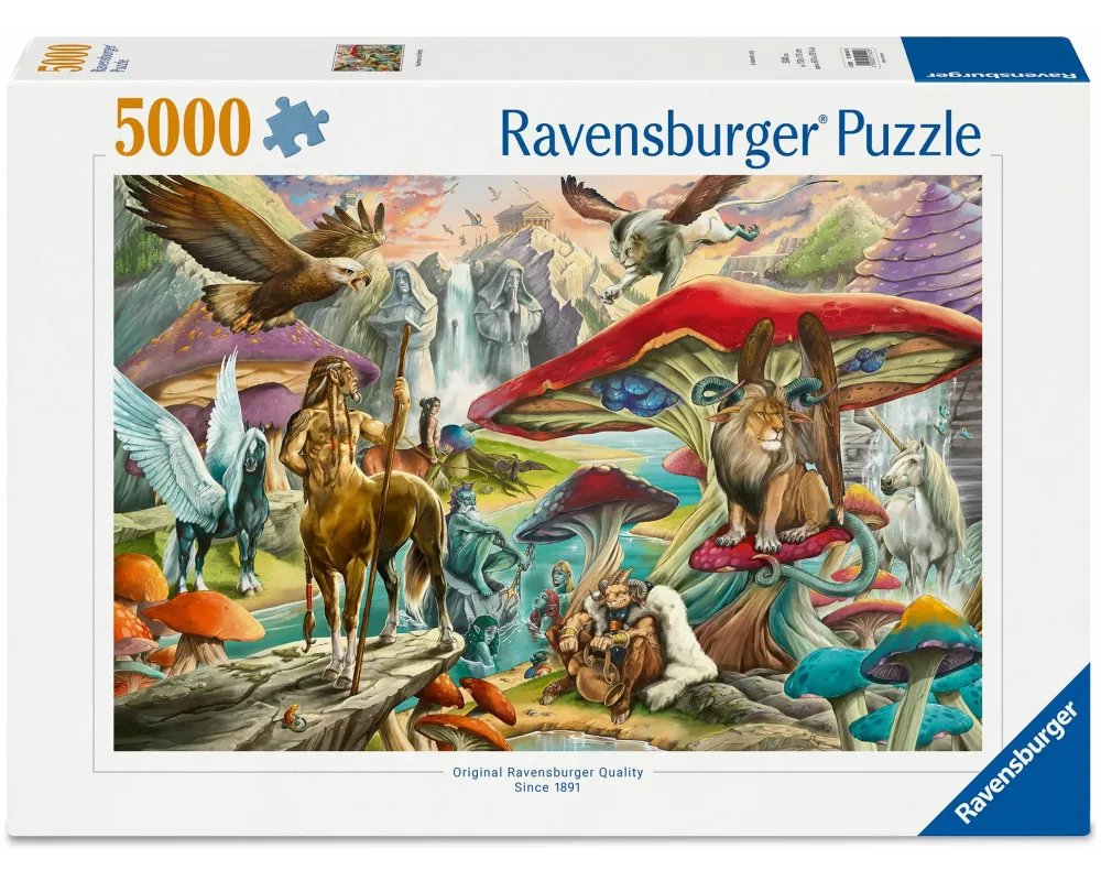 Erwachsenenpuzzle 5000 Teile - Pilze & Mythen