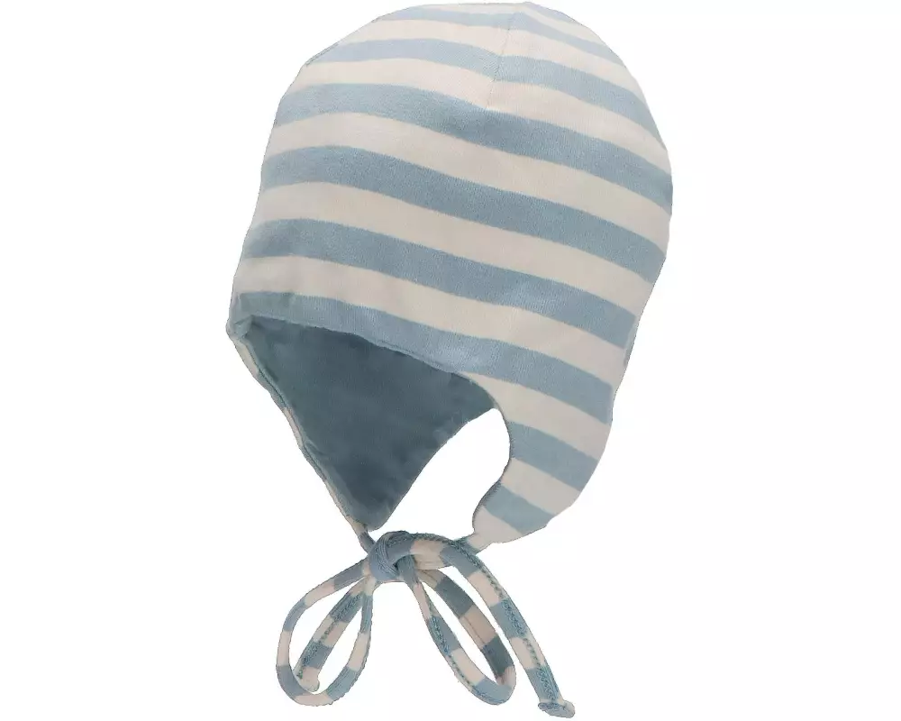 Sterntaler Mütze gestreift Hellblau Gr. 39