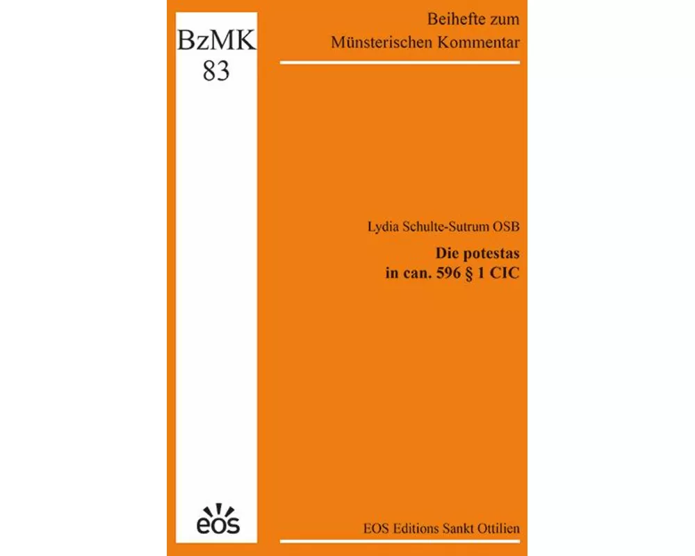 Die potestas in can. 596 § 1 CIC