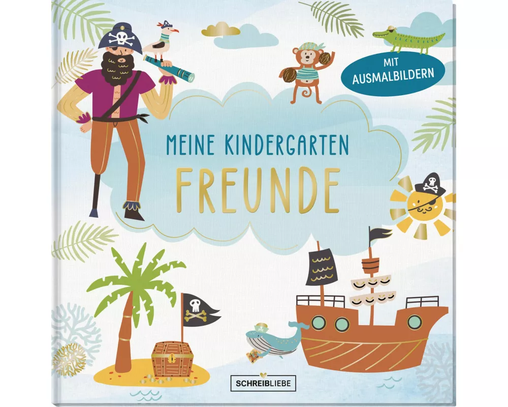 Kindergarten Freundebuch Pirat