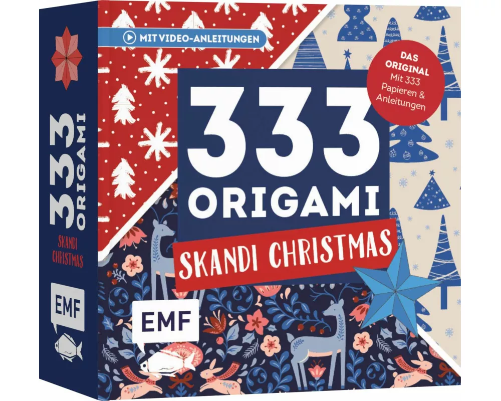 333 Origami – Skandi Christmas – Zauberschöne Papiere falten für die Weihnachtszeit