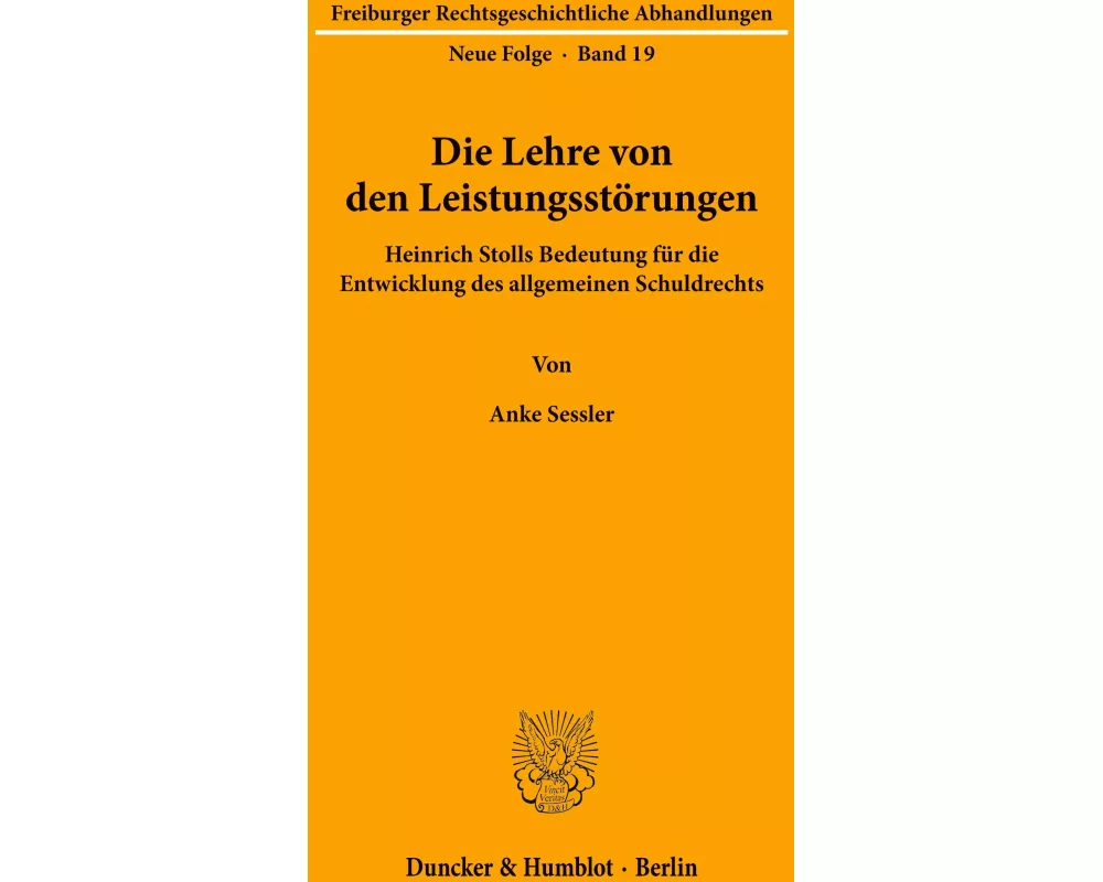 Die Lehre von den Leistungsstörungen