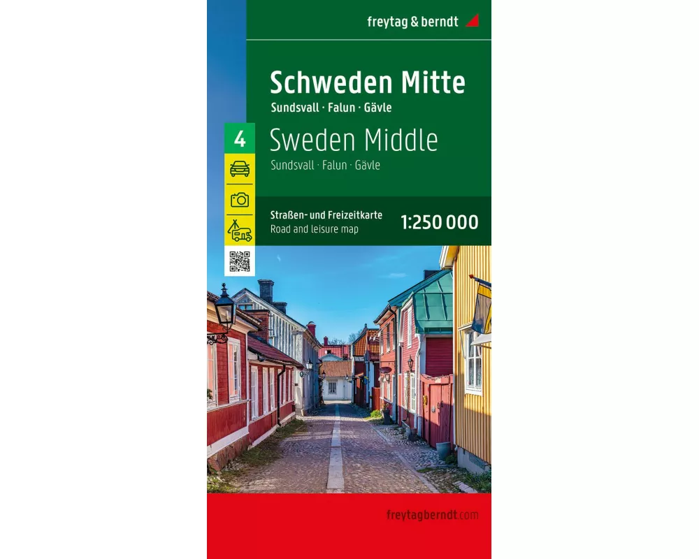 freytag & berndt Straßenkarte Schweden Mitte 1:250.000