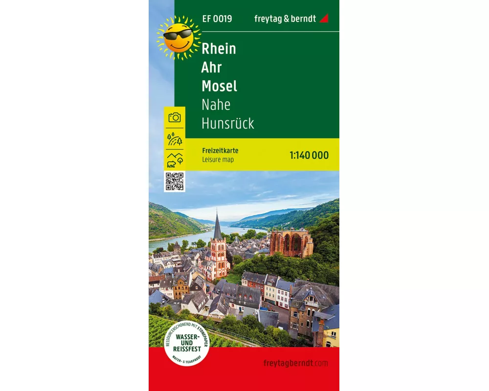freytag & berndt Freizeitkarte Rhein - Ahr - Mosel 1:140.000