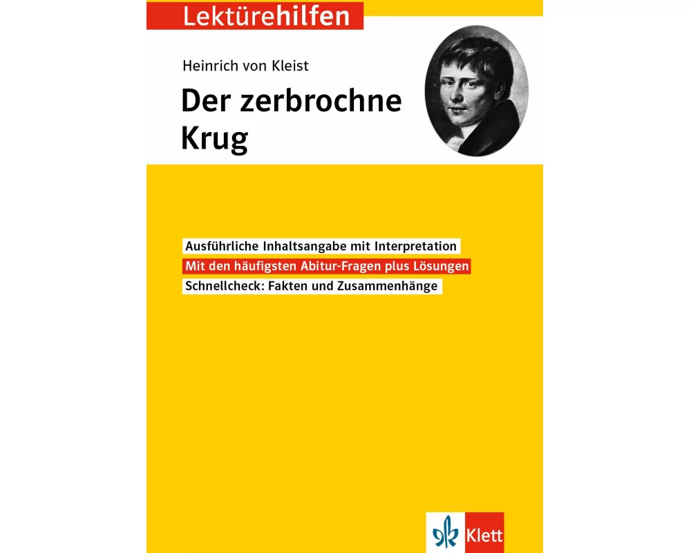 Klett Lektürehilfen Heinrich von Kleist, Der zerbrochne Krug