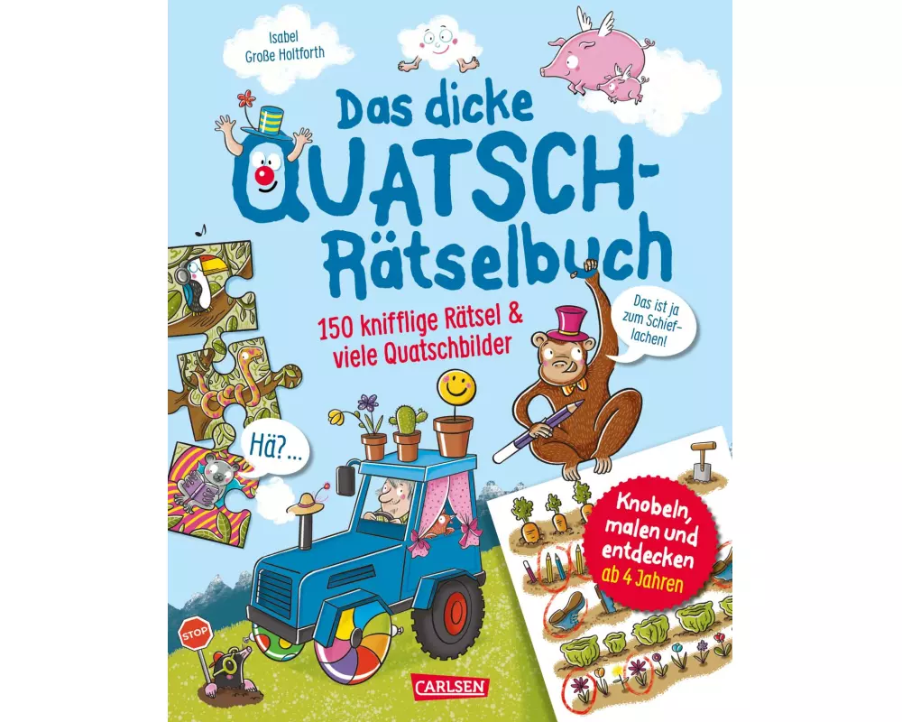 Das dicke Quatsch-Rätselbuch