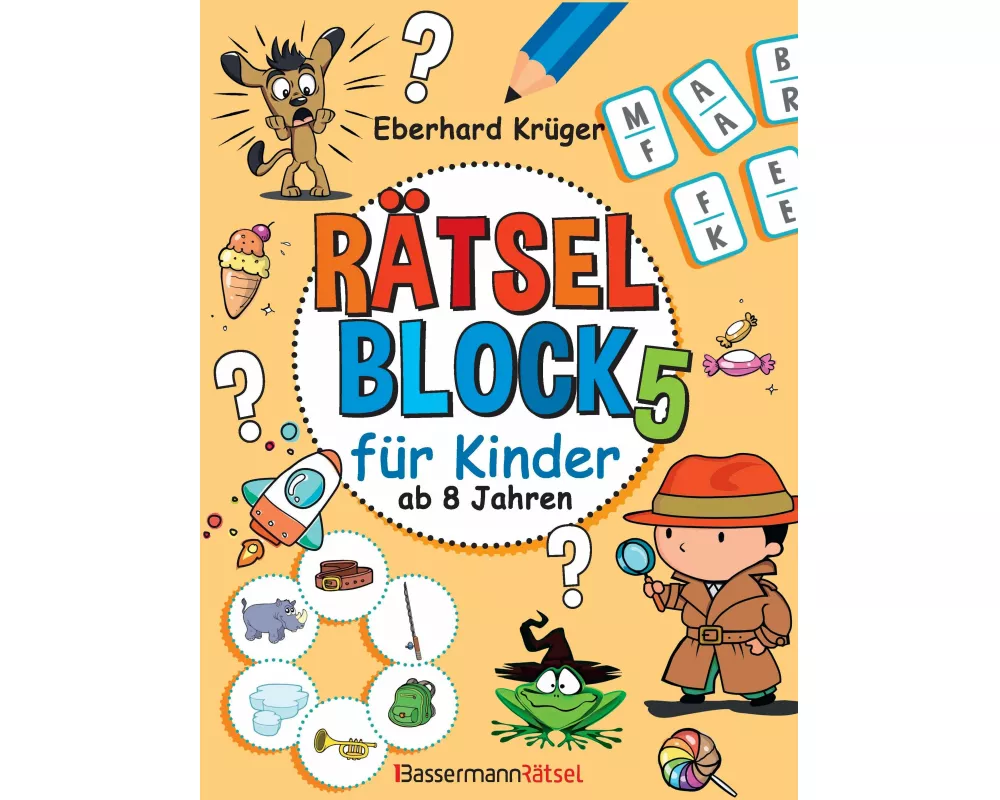 Rätselblock 5 für Kinder ab 8 Jahren (5 Exemplare à 3,99)