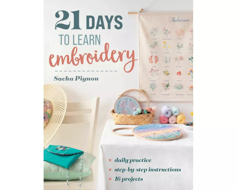 21 Days to Learn Embroidery