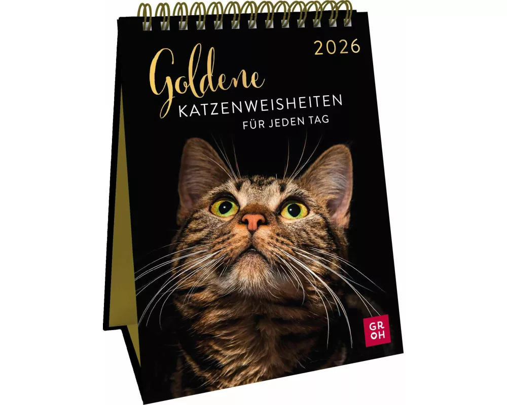 Wochenkalender 2026: Goldene Katzenweisheiten für jeden Tag