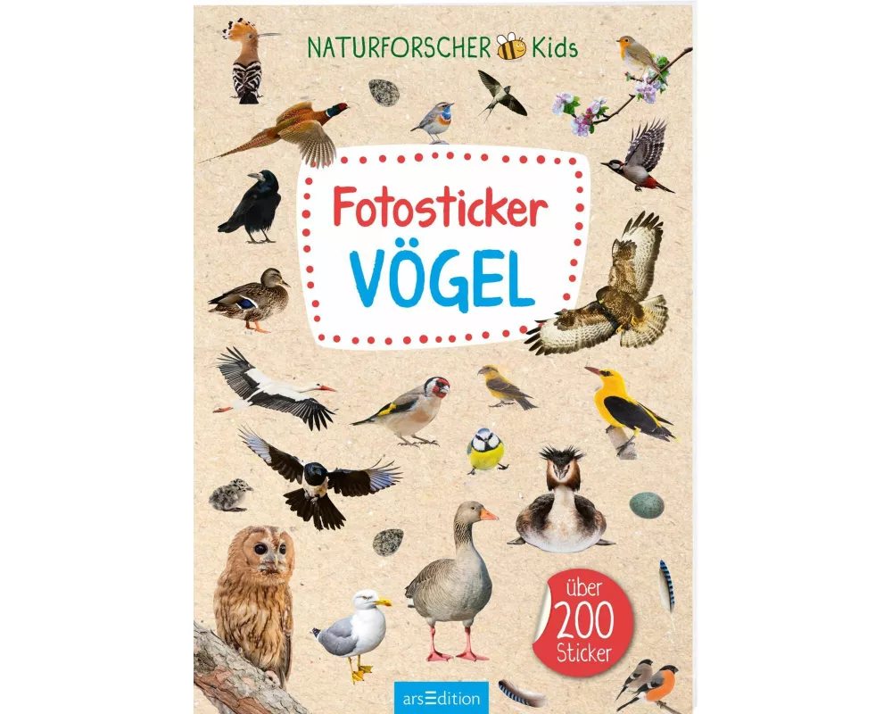 Naturforscher-Kids – Fotosticker Vögel