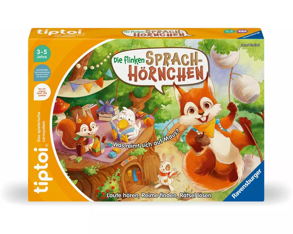 tiptoi Die flinken Sprach-Hörnchen - ab 3 Jahre