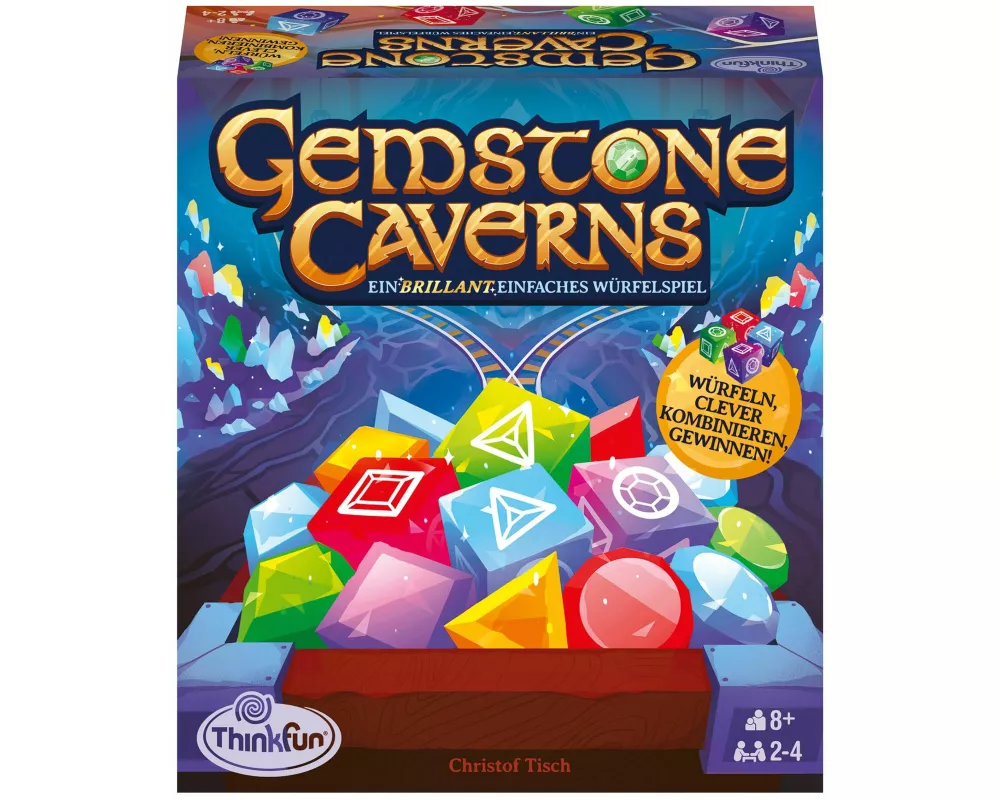 ThinkFun Gemstone Caverns - Logikspiel ab 8 Jahre