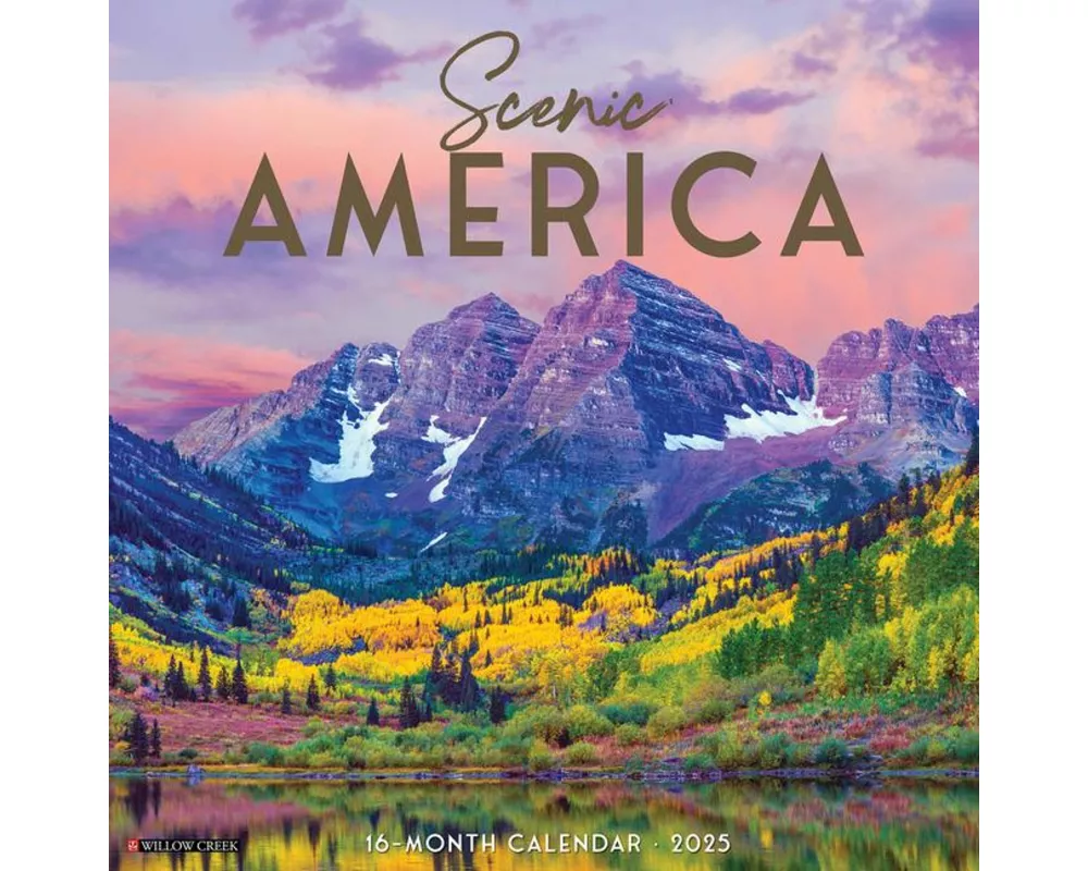 Scenic America 2025 12 X 12 Wall Calendar