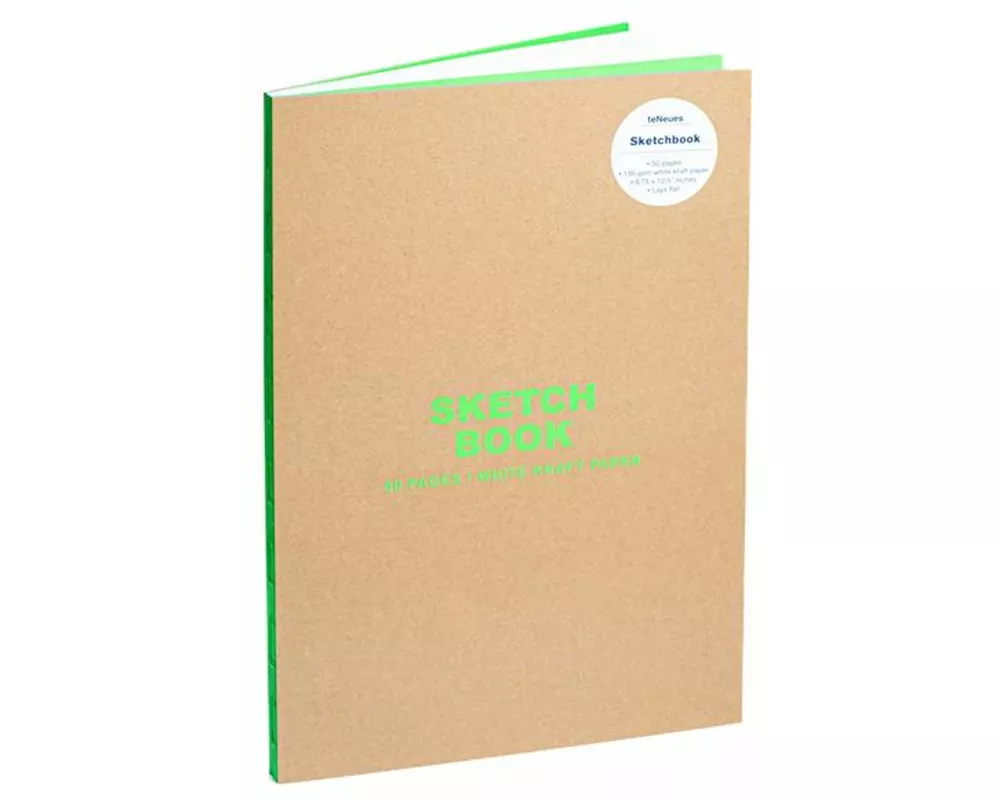 Kraft and Green Sketchbook