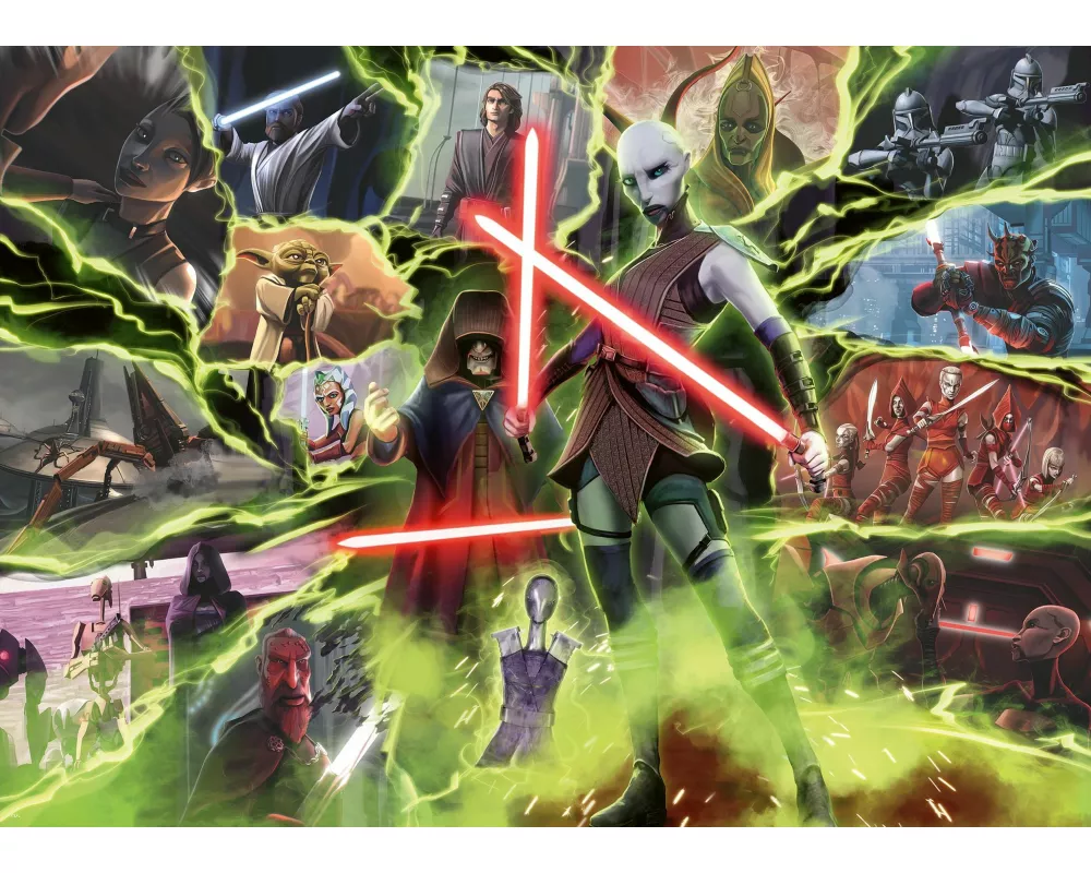 Erwachsenenpuzzle 1000 Teile - Star Wars Villainous - Asajj Ventress