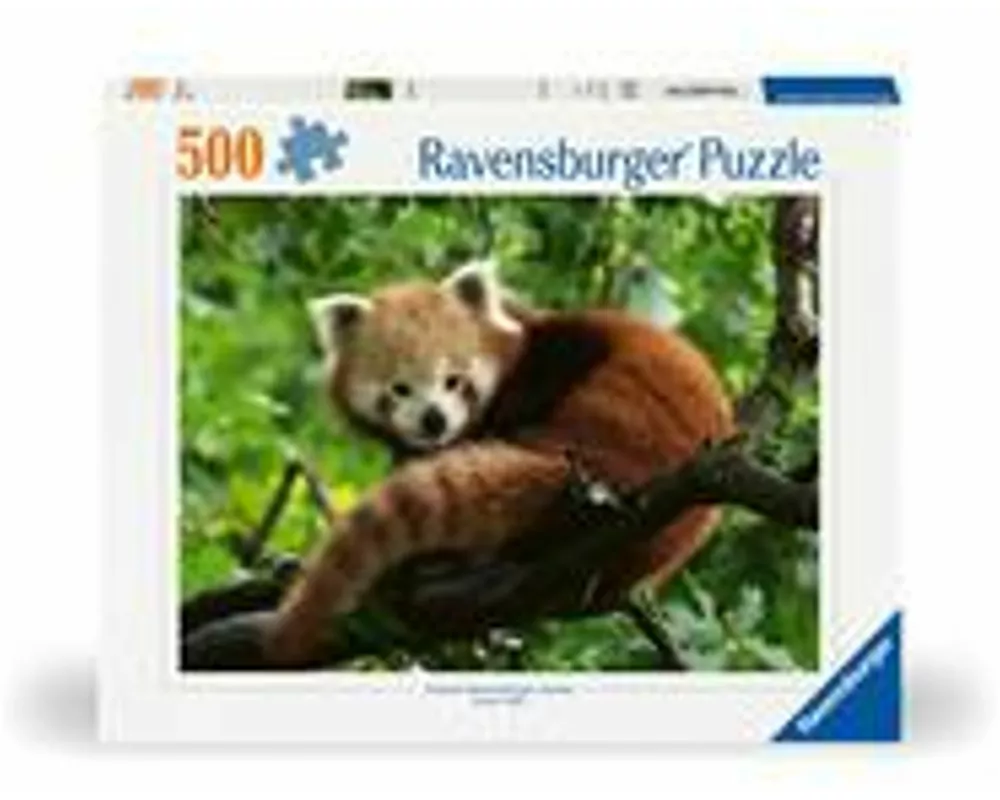 Erwachsenenpuzzle 500 Teile - Süßer roter Panda