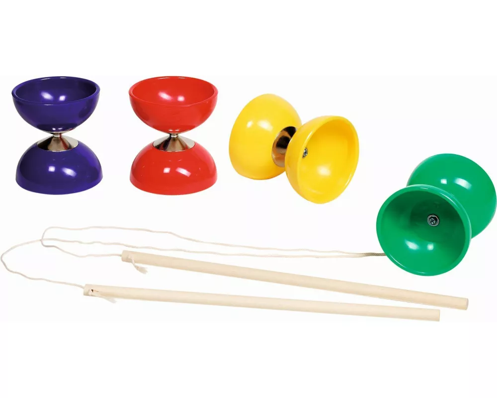 Diabolo mit Stöckern und Schnur