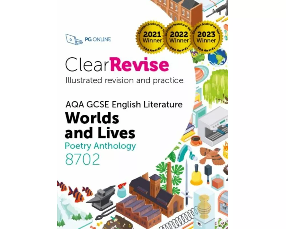 ClearRevise AQA GCSE English Literature 8702; Worlds and Lives Poetry Anthology