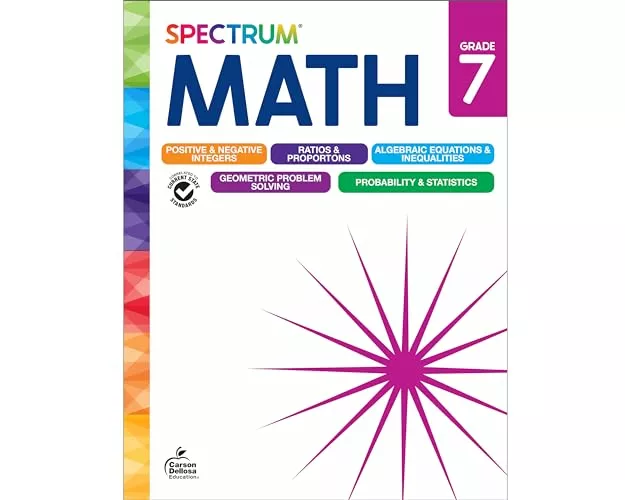 Spectrum Math Workbook Grade 7