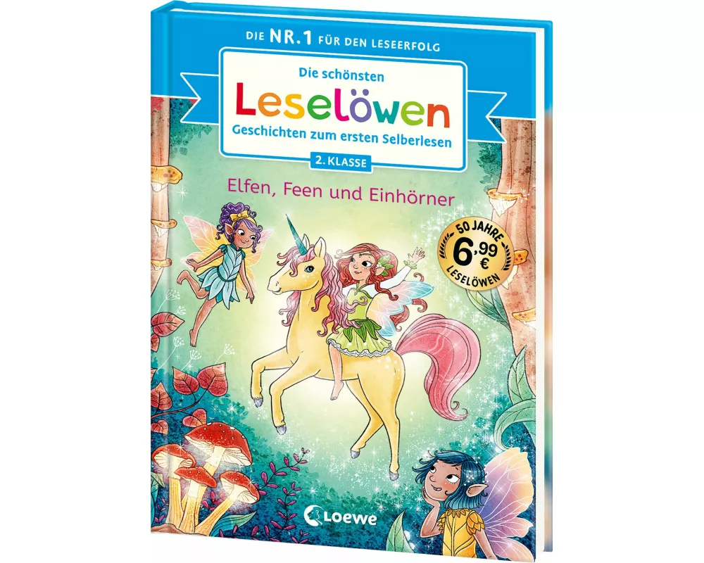 Die schönsten Leselöwen-Geschichten zum ersten Selberlesen - Elfen, Feen und Einhörner