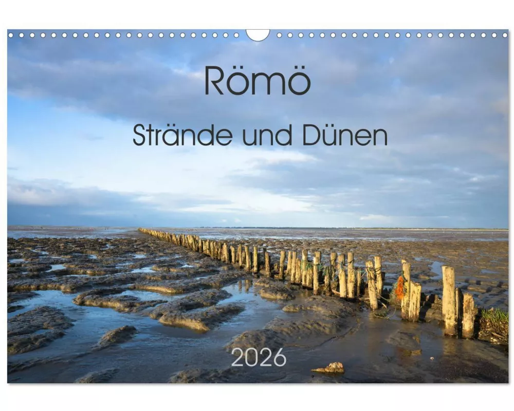 Römö - Strände und Dünen (Wandkalender 2026 DIN A3 quer), CALVENDO Monatskalender