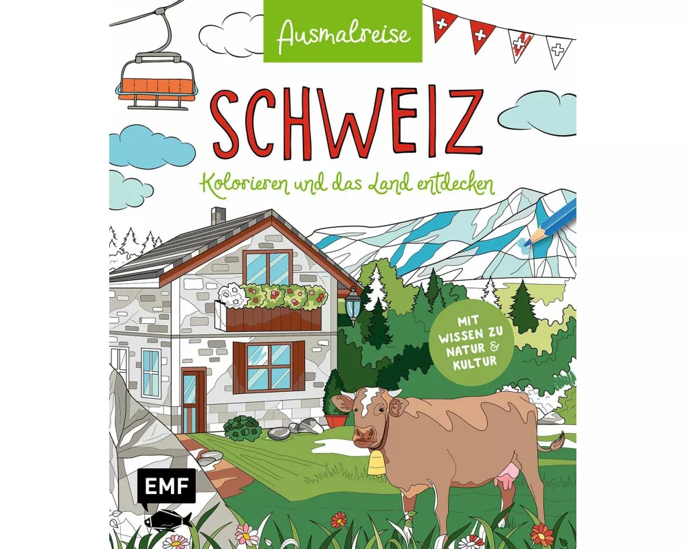 Ausmalreise Schweiz