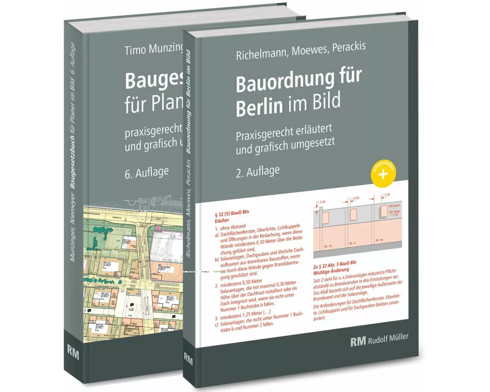Buchpaket: Baugesetzbuch für Planer im Bild & Bauordnung Berlin im Bild