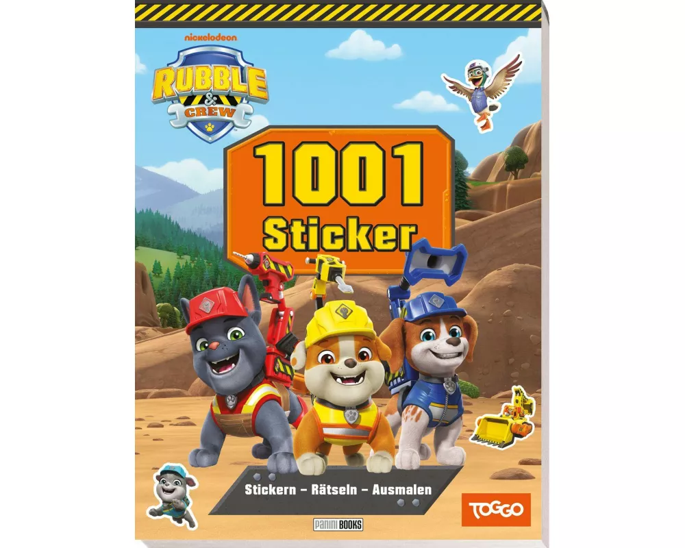 Rubble & Crew: 1001 Sticker: Stickern – Rätseln – Ausmalen
