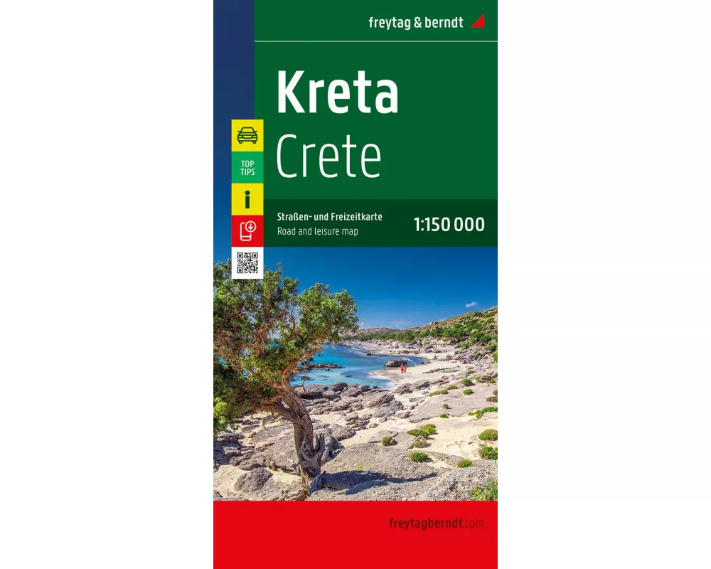 Kreta, Straßen- und Freizeitkarte 1:150.000, freytag & berndt