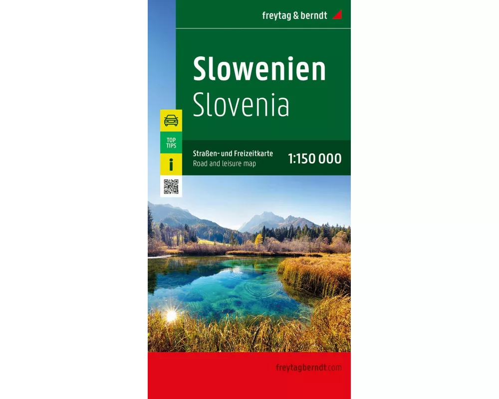 Slowenien, Straßen- und Freizeitkarte 1:150.000, freytag & berndt