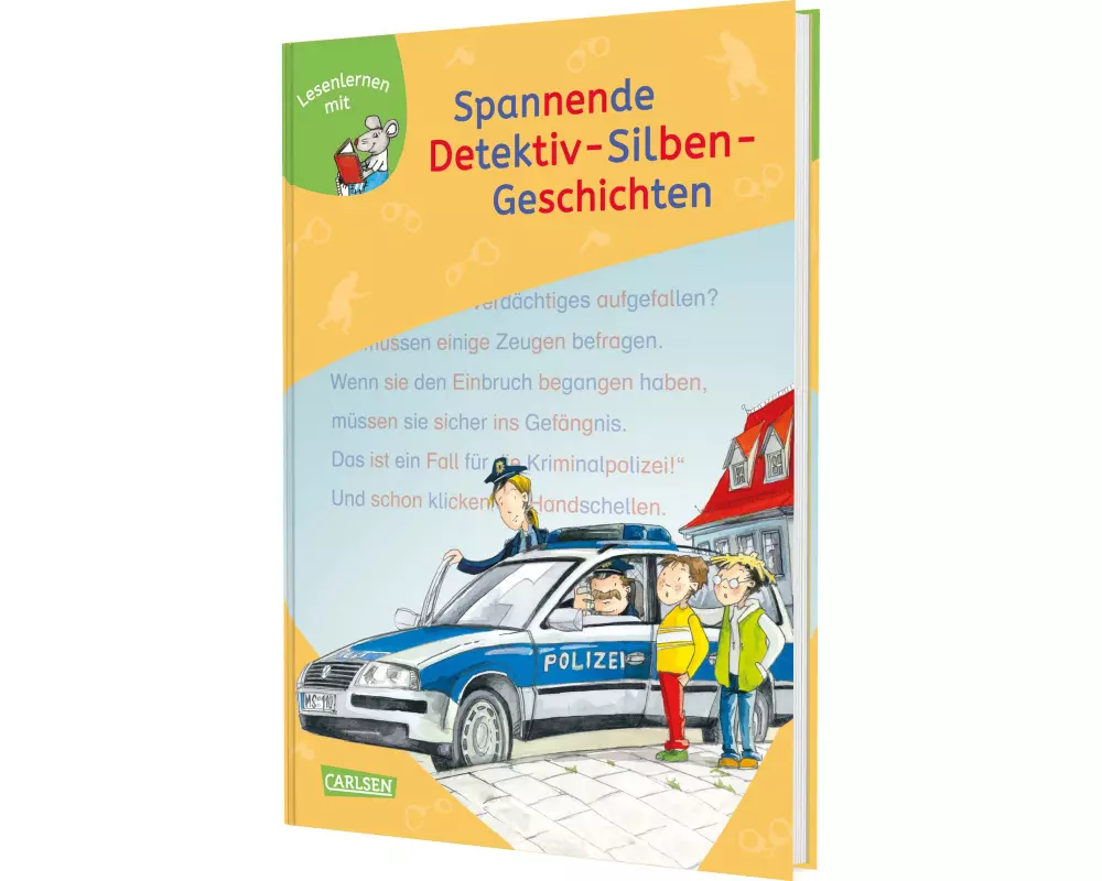LESEMAUS zum Lesenlernen Sammelbände: Spannende Detektiv-Silben-Geschichten