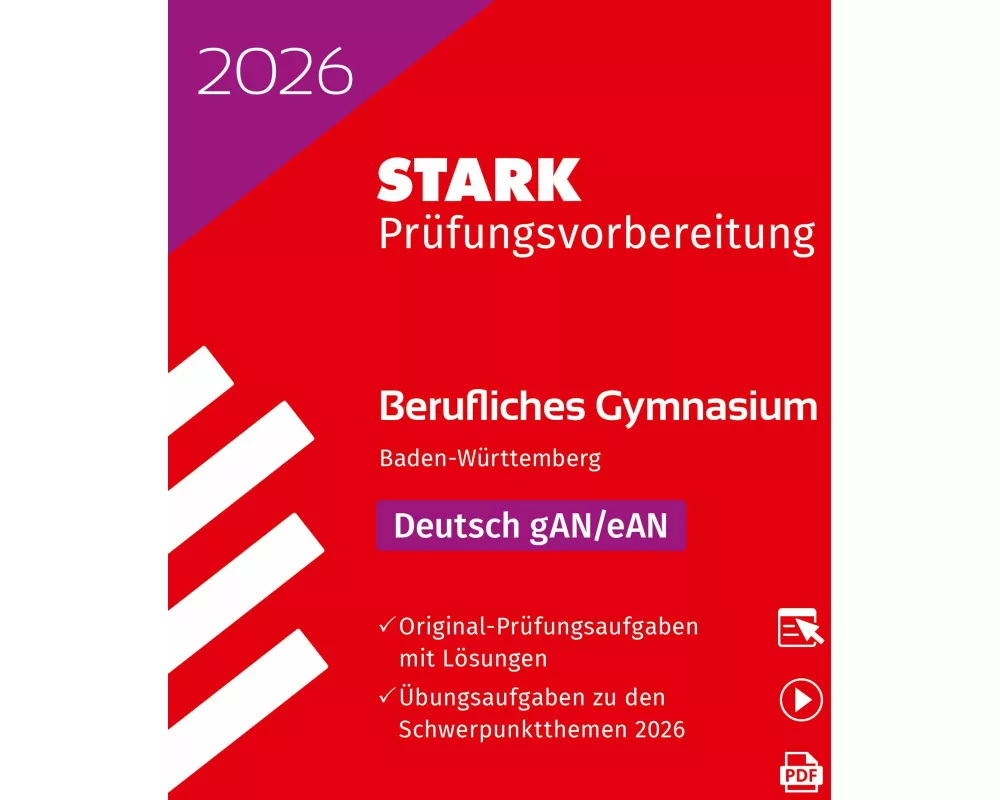 STARK Deutsch - Abitur Berufliches Gymnasium 2026 BW - Prüfungsvorbereitung